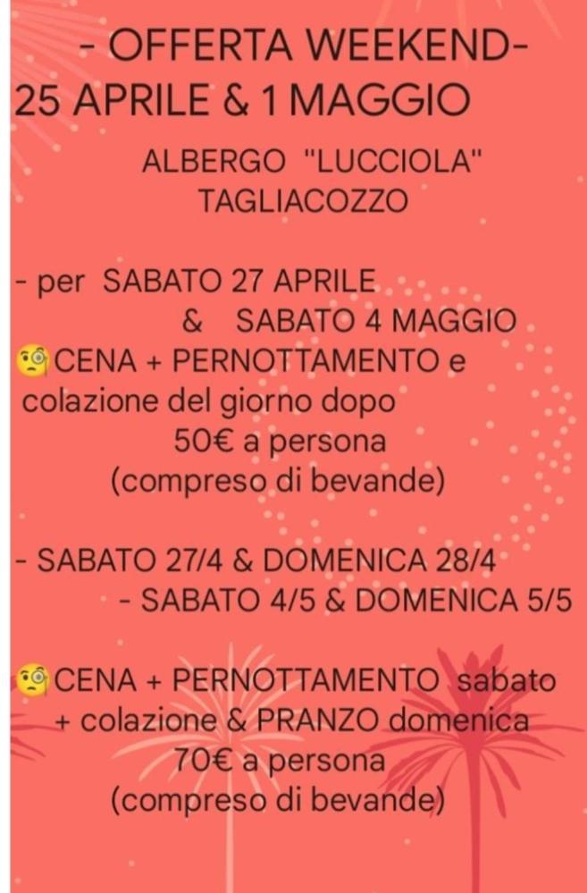 La Lucciola Albergo Ristorante Tagliacozzo Eksteriør billede